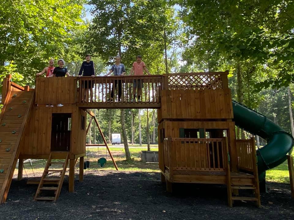 Playground at 411 River Rest Campground