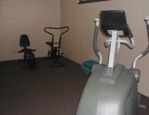 Exercise room at Americus KOA Journey