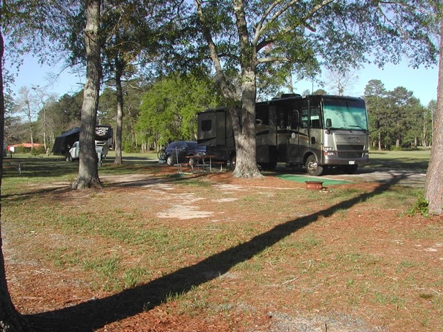 Spacious Site C16 at Americus KOA Journey