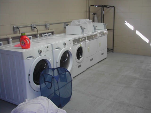 Laundry room at Americus KOA Journey