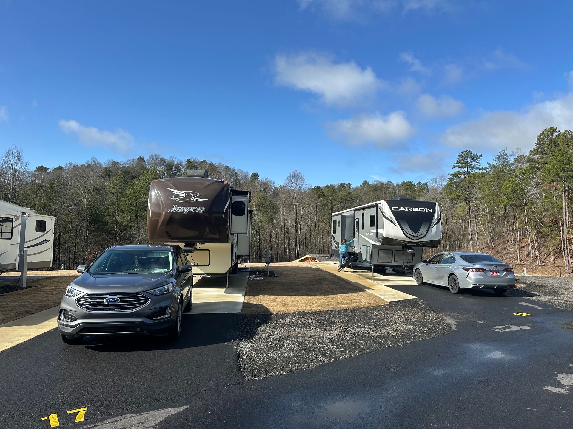 RV camping area at Apple Country RV Resort
