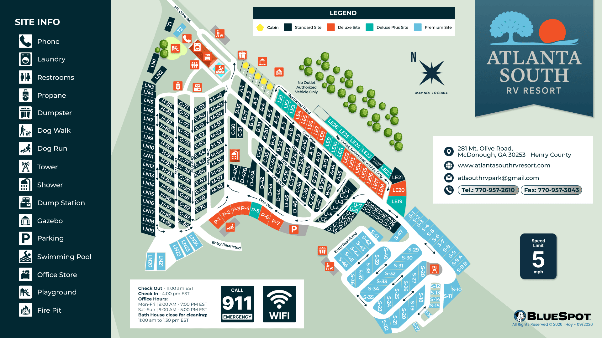 Campground map