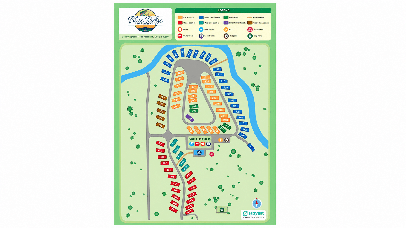Campground map