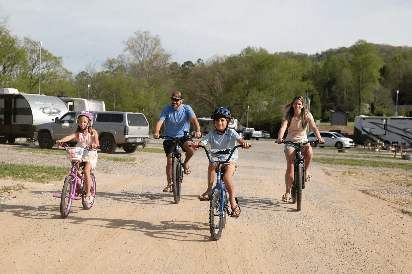 Playground and outdoor recreation area at Blue Ridge RV Resort