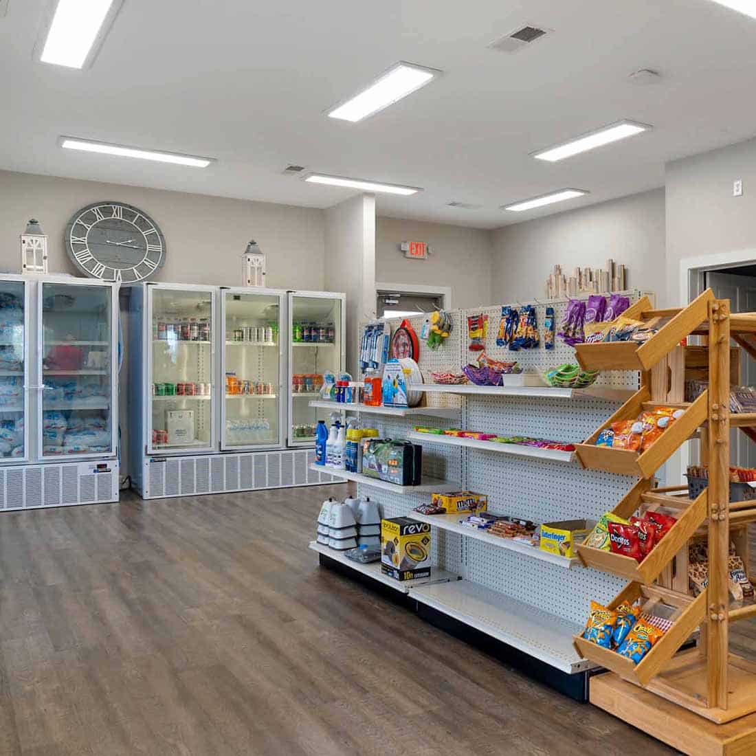 Camp store at Commerce Station RV Resort