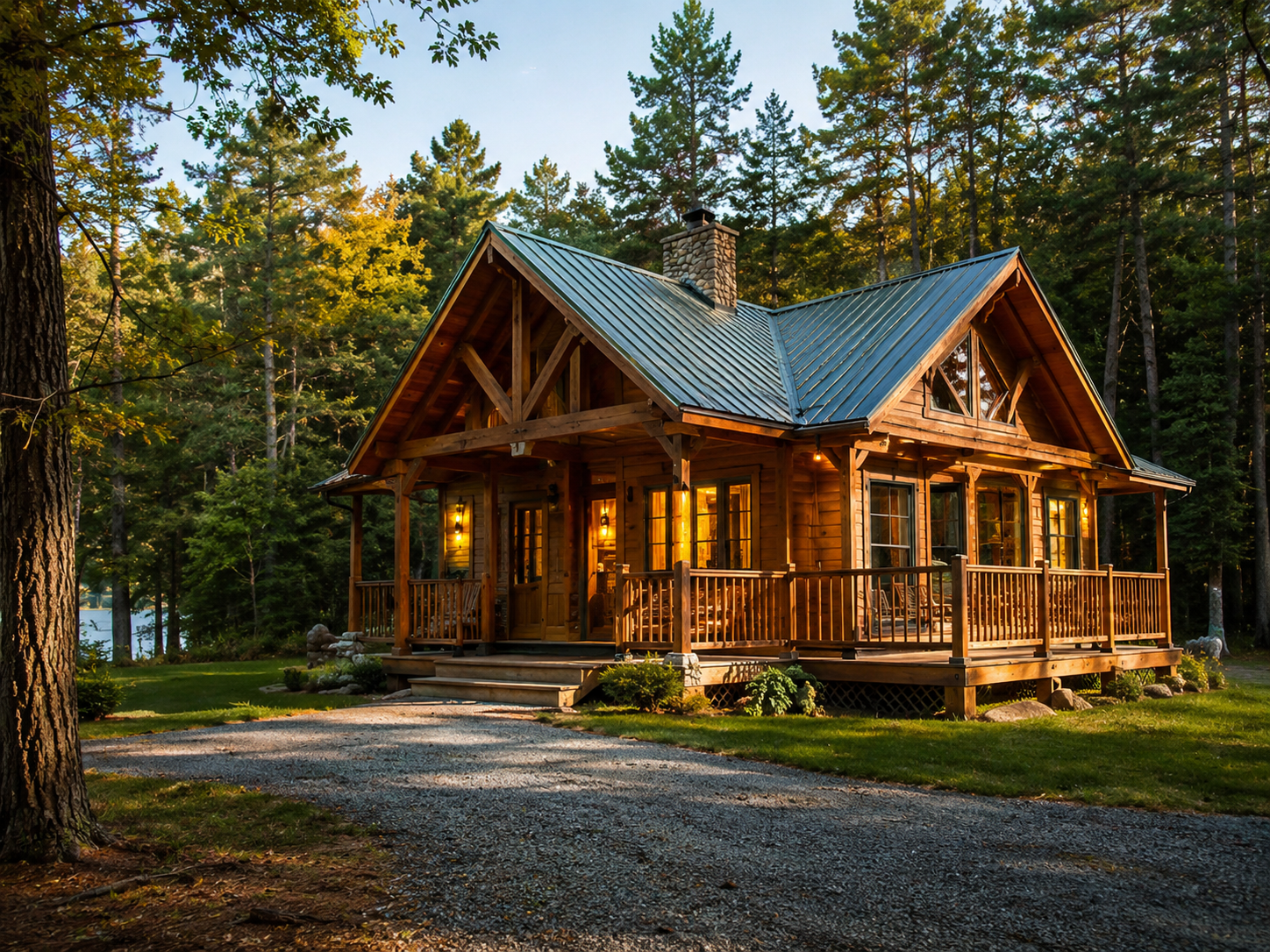 Rustic cabin at a Georgia campground