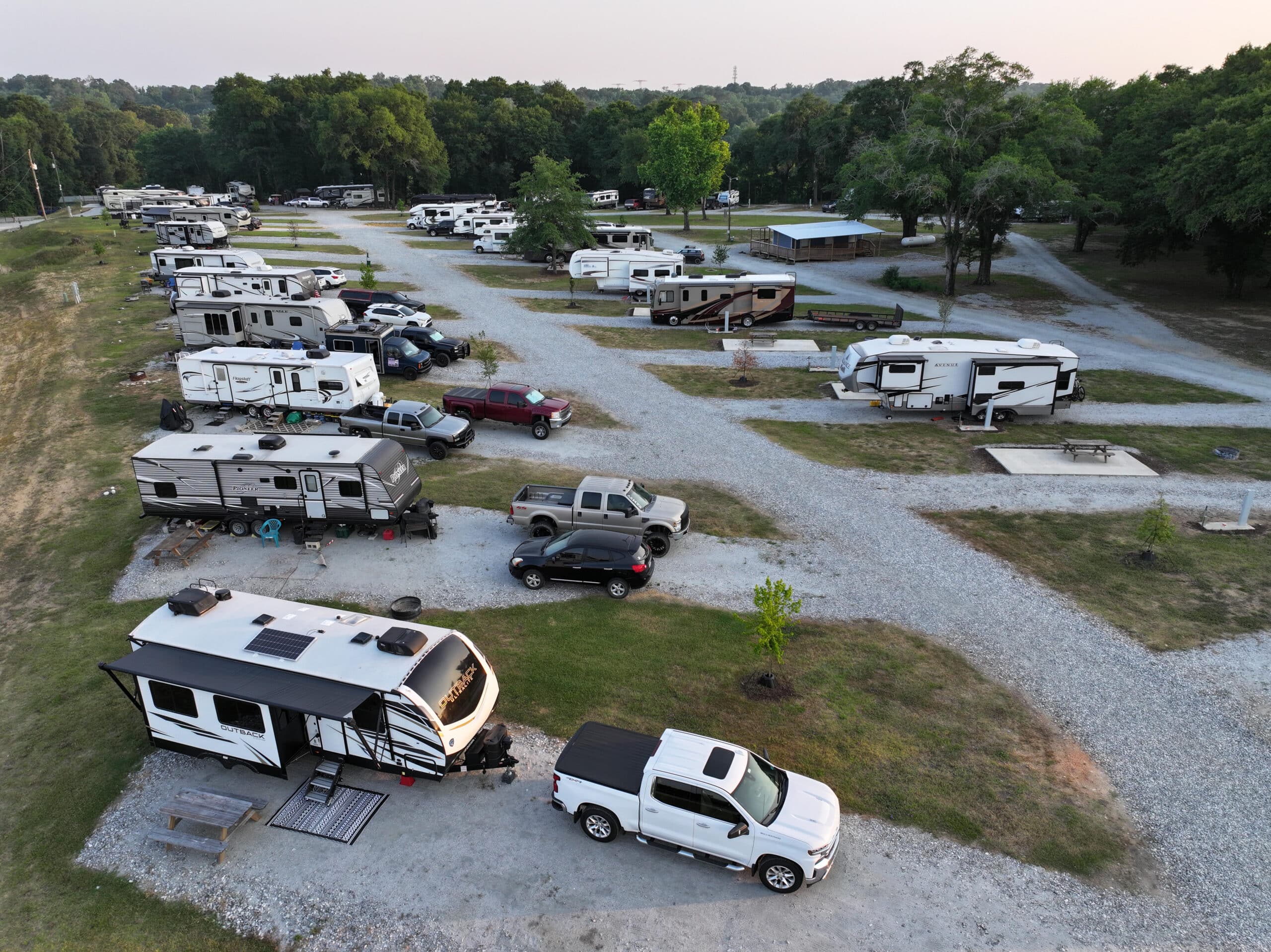 Campground photograph published in Camp David RV Resort's homepage gallery