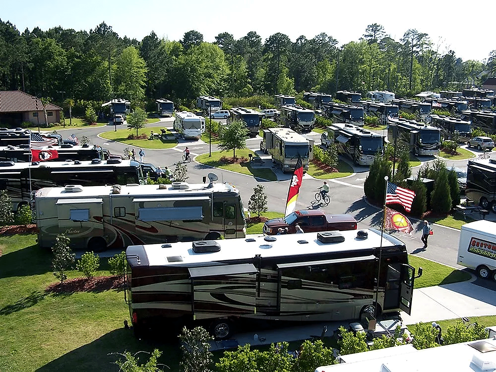 RV sites at Coastal Georgia RV Resort