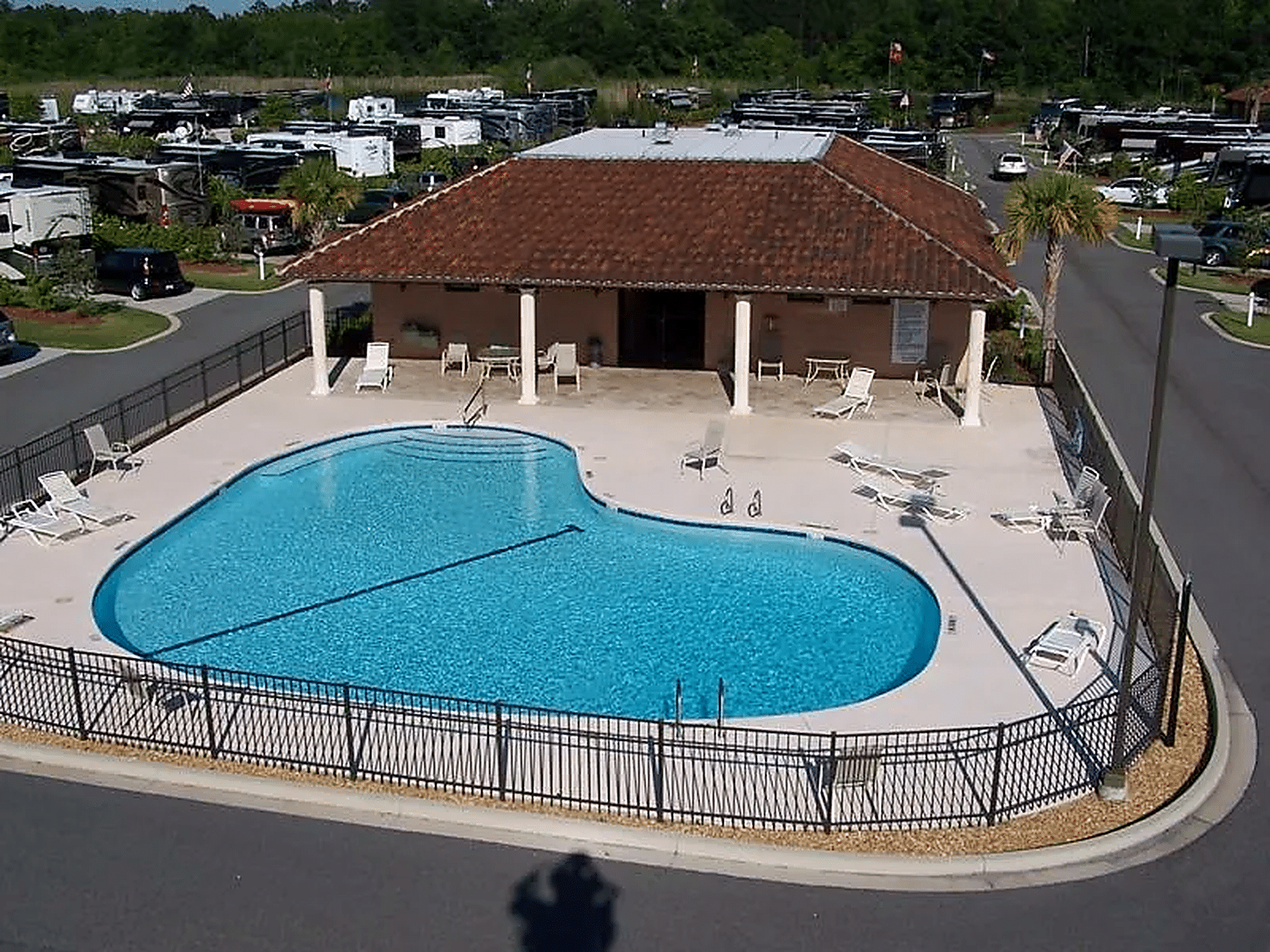 Swimming pool at Coastal Georgia RV Resort
