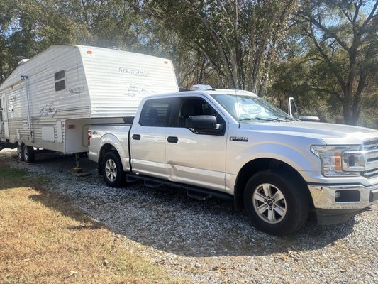 L&D RV Park campground in Forsyth, Georgia