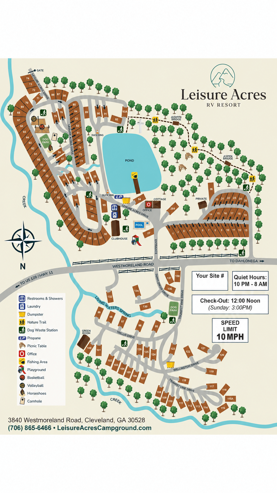 Campground map