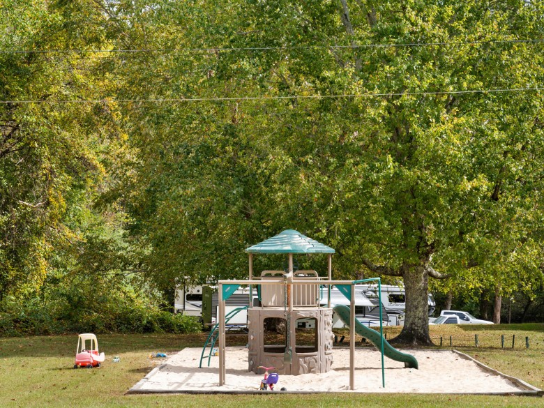 Children's playground at Leisure Acres RV Resort