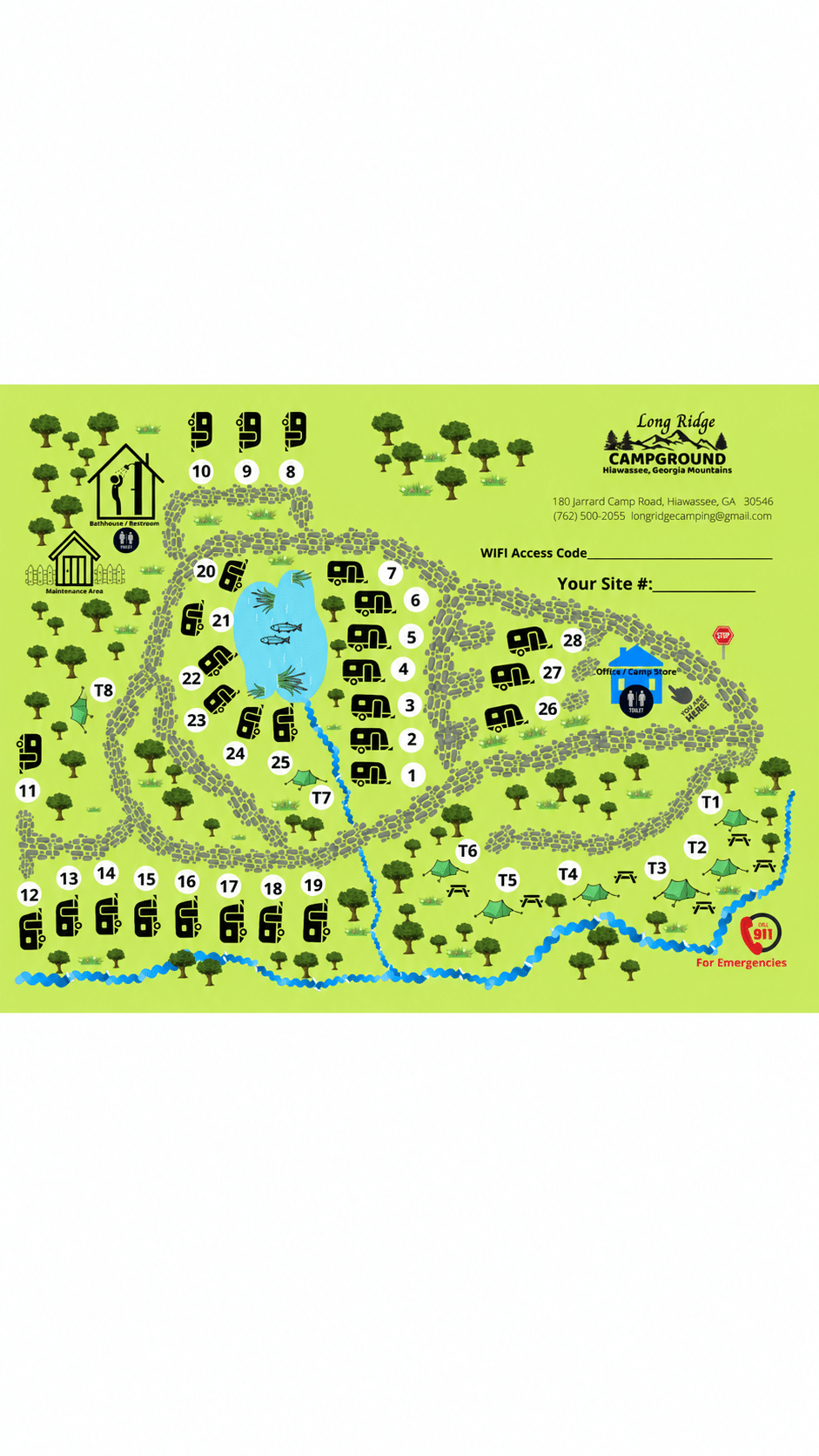 Campground map
