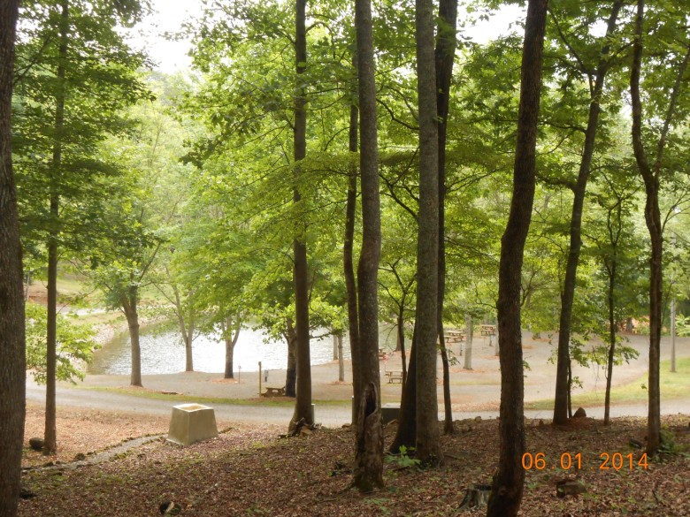 View of Long Ridge Campground from Site 11