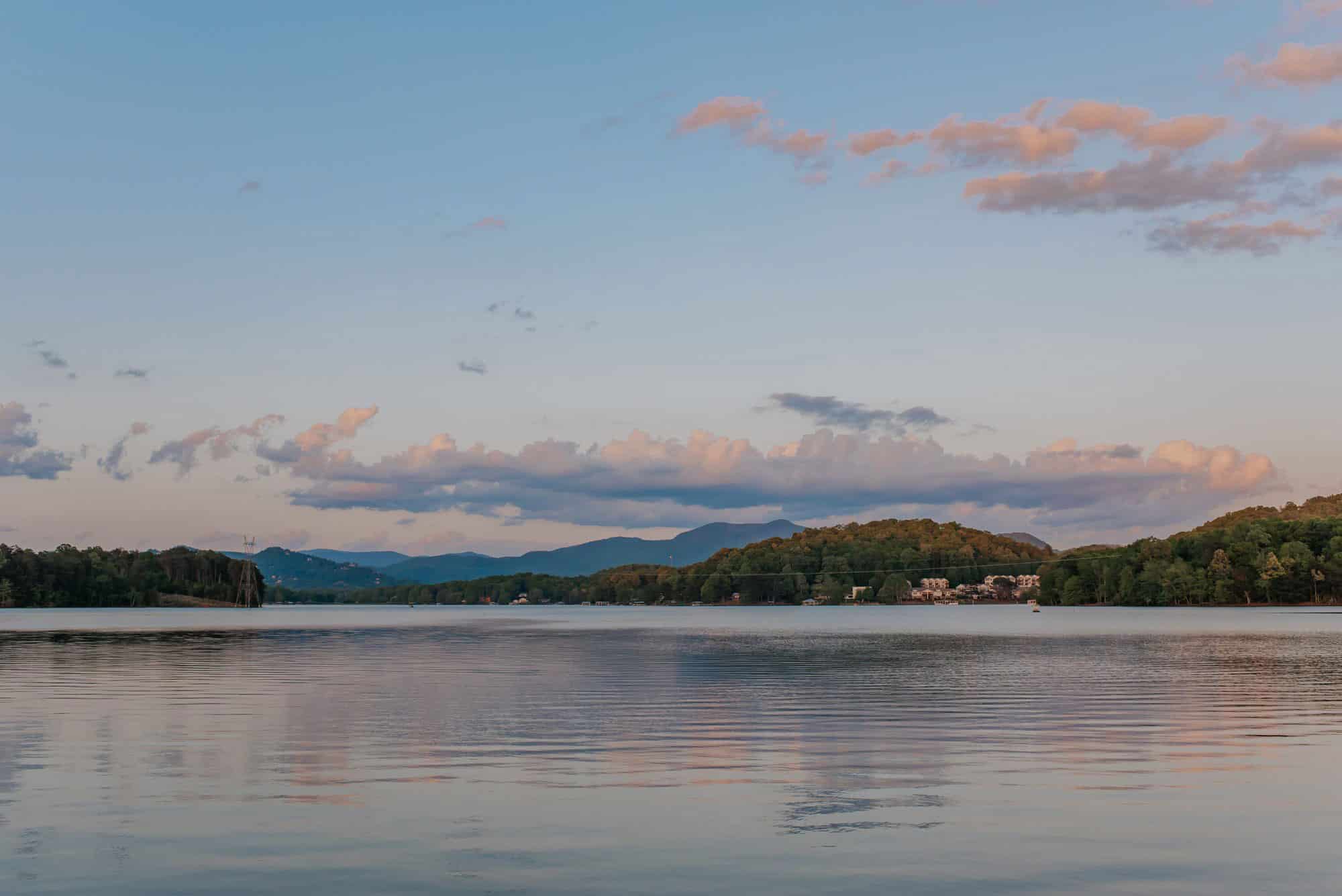 Lake Chatuge in Hiawassee, near Long Ridge Campground