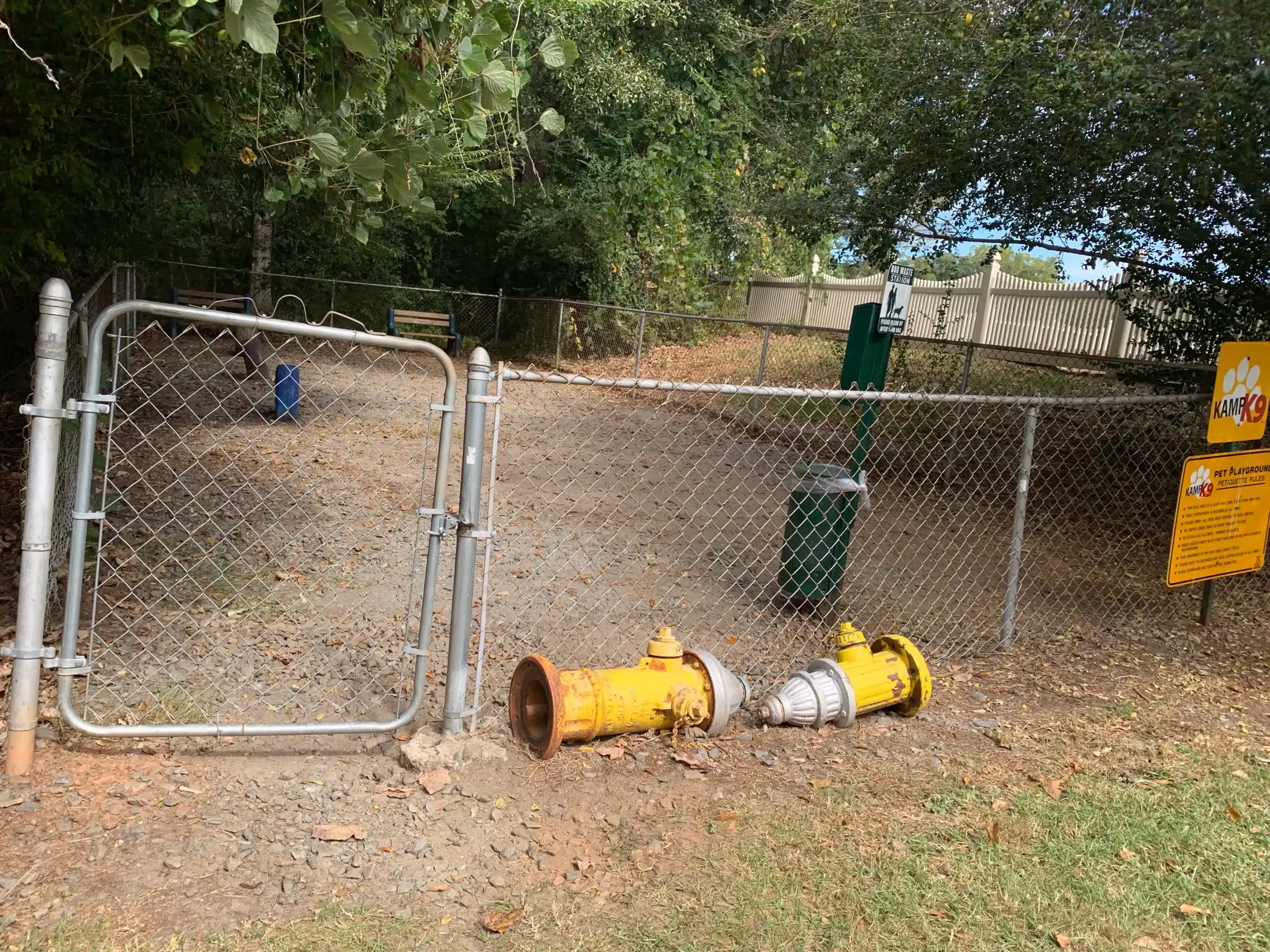 KampK9 dog park at Forsyth Station RV Resort