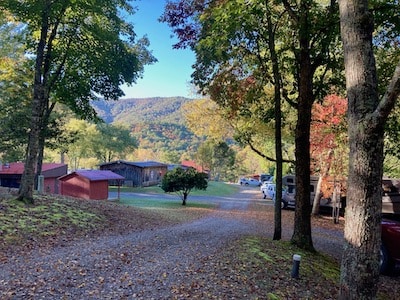 View from the knoll at Mountain View Campground