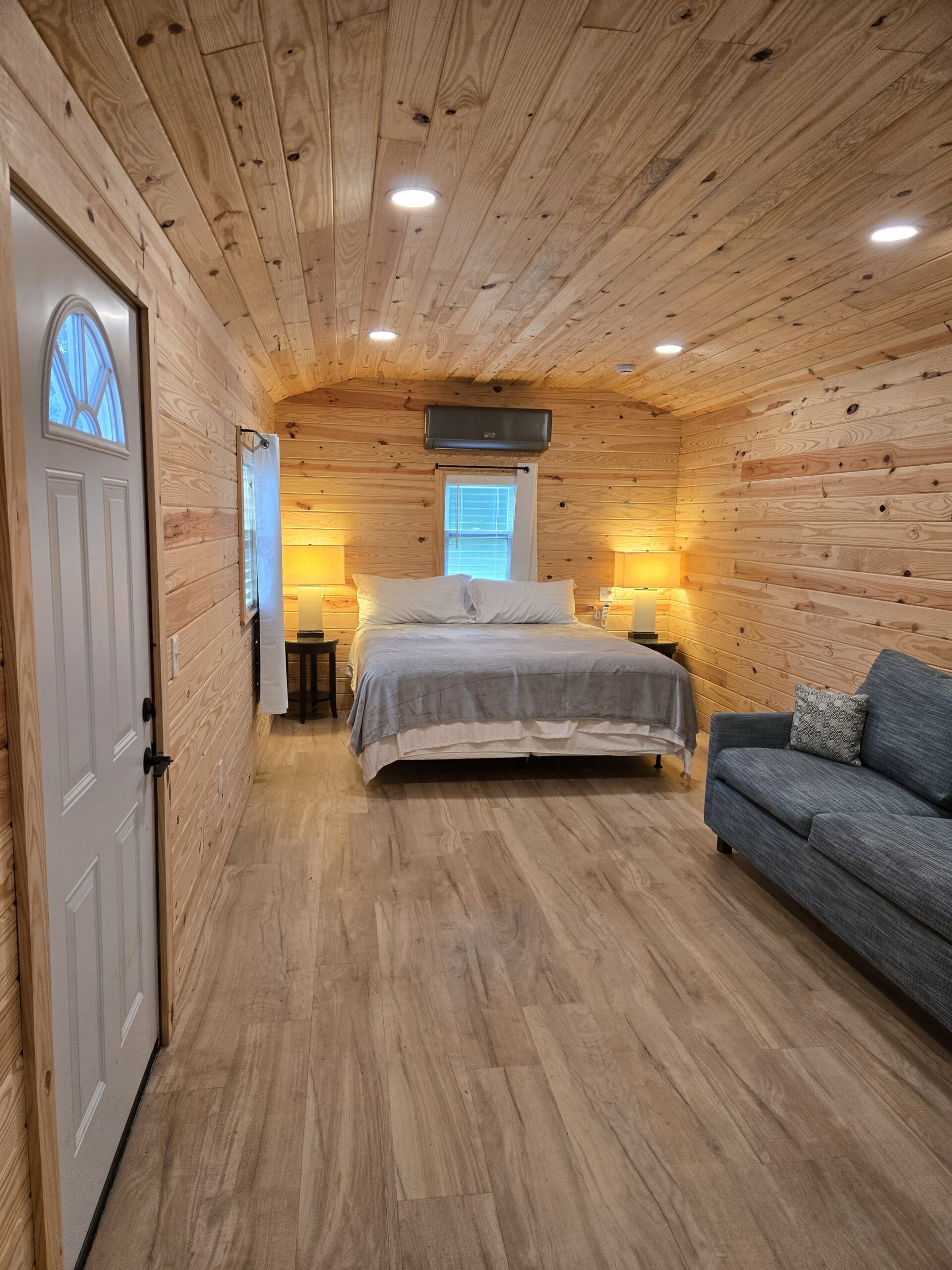 Cabin interior at Rusty's Retreat