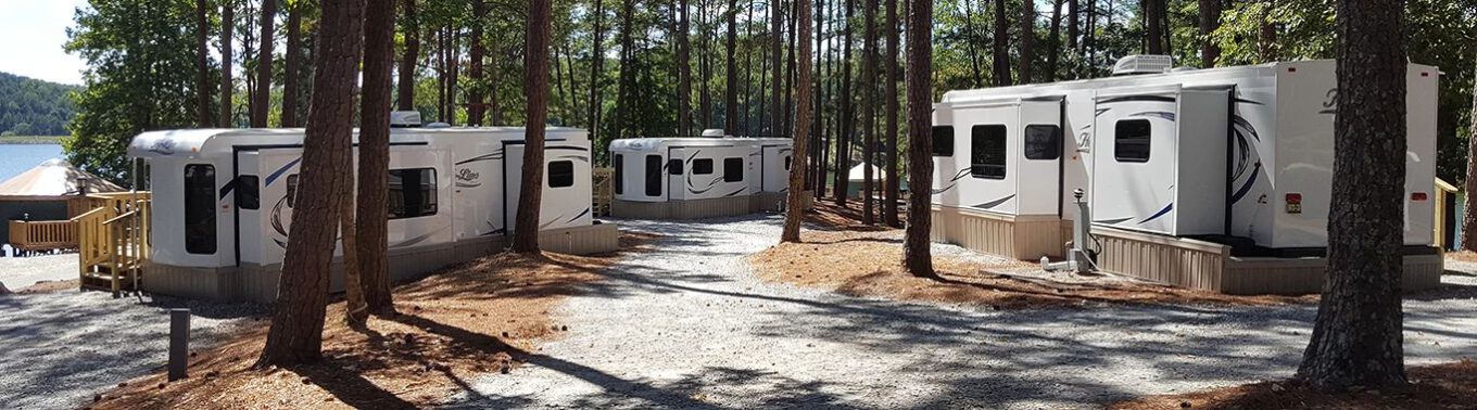 Rental RVs at Stone Mountain Park Campground