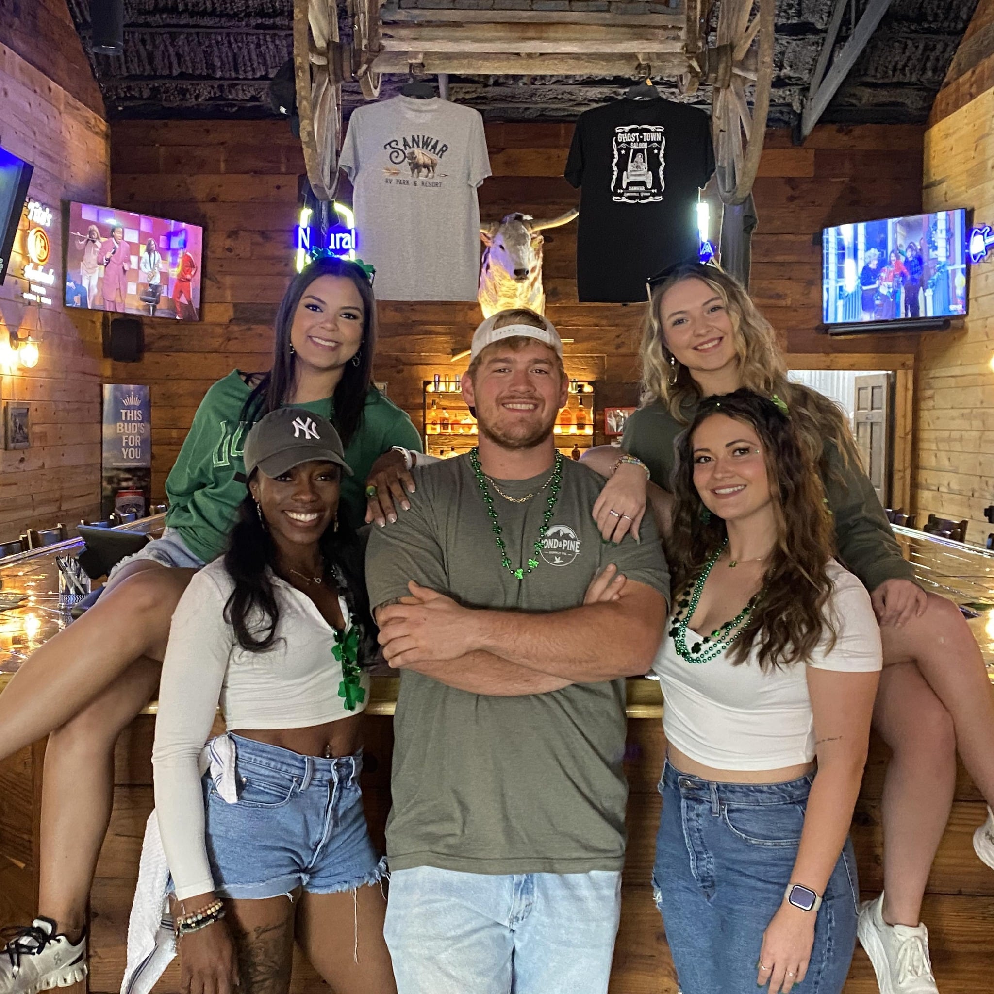 Ghost Town Saloon team at Sanwar RV Park & Resort
