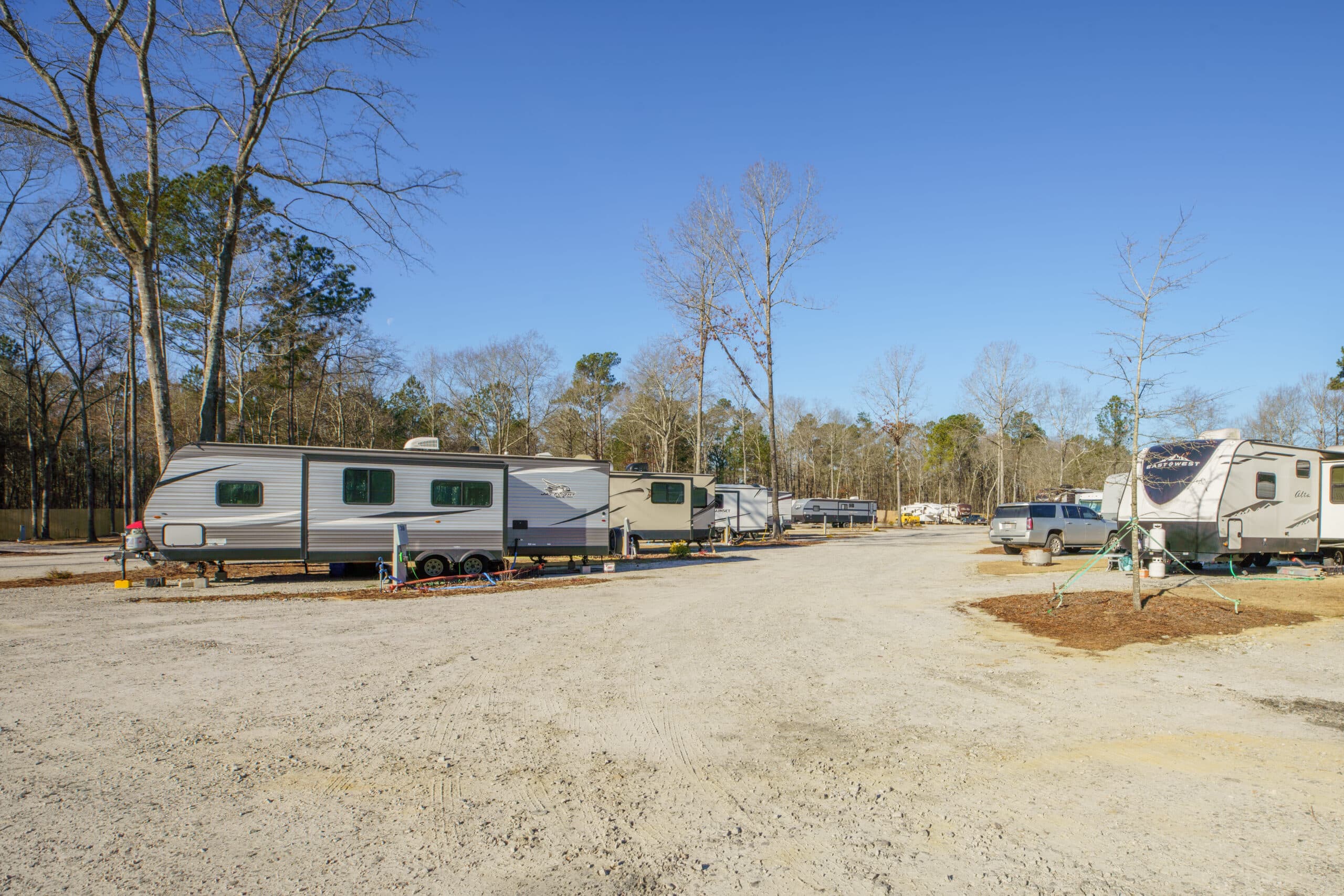 RV camping area at Sanwar RV Park & Resort
