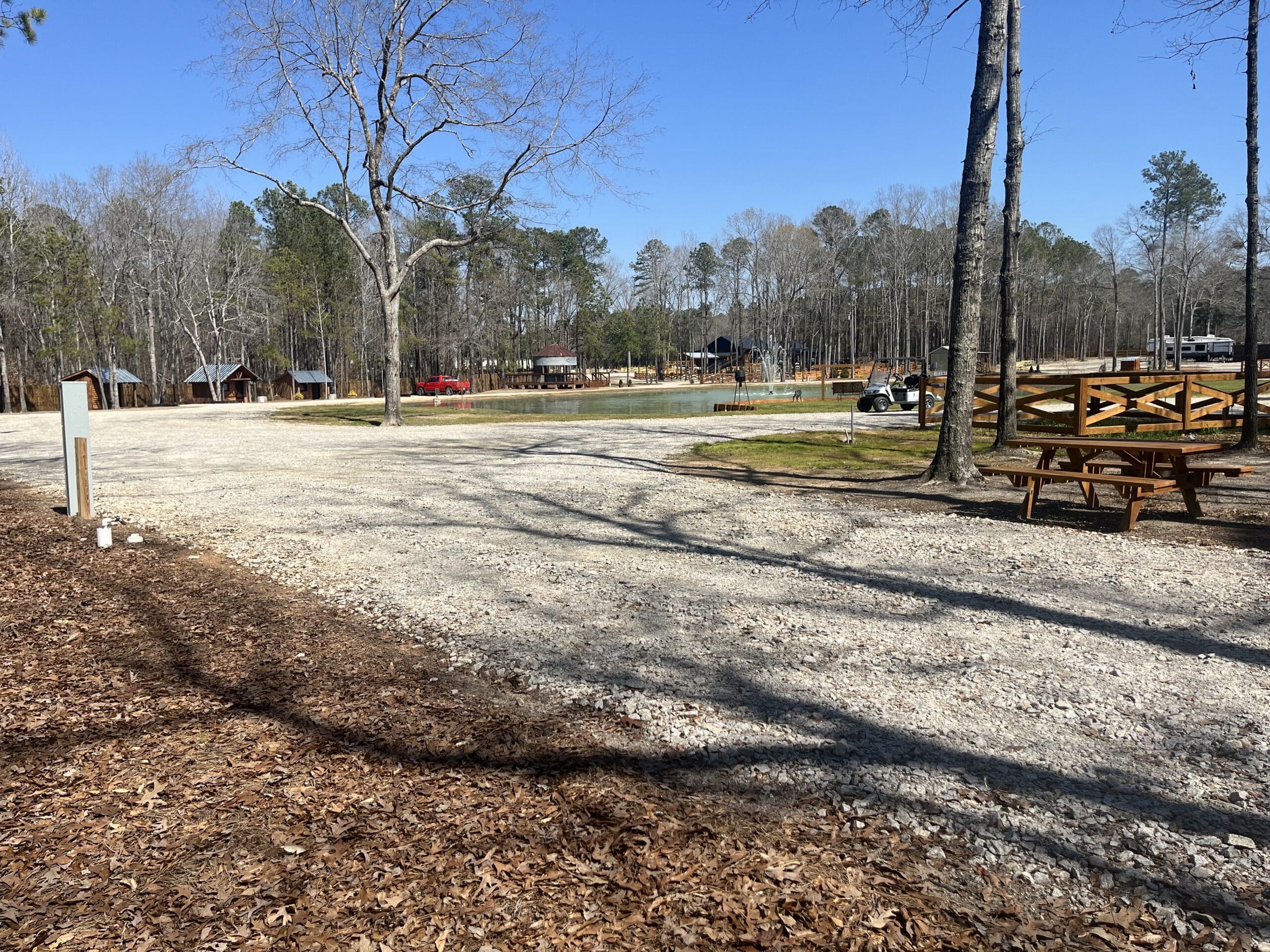 Waterfront RV site at Sanwar RV Park & Resort