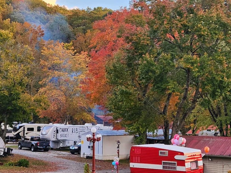 RV camping at Skeenah Creek Campground & Mill