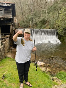 Fishing at Skeenah Creek Campground & Mill