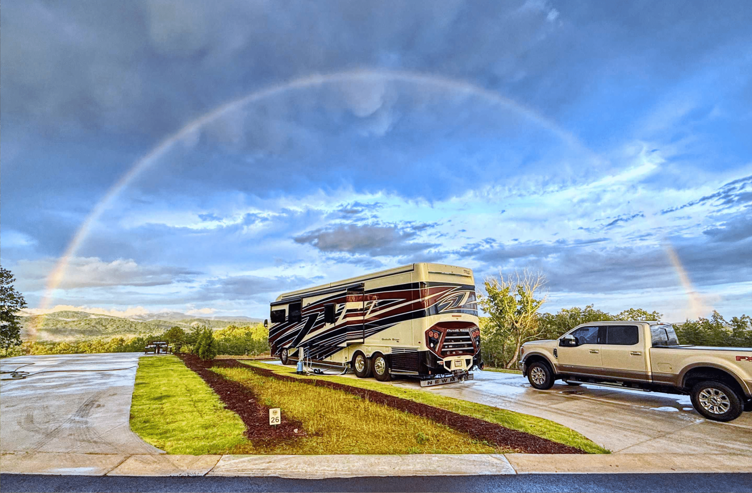 Third resort photograph from Talking Rock Motorcoach RV Resort's homepage gallery
