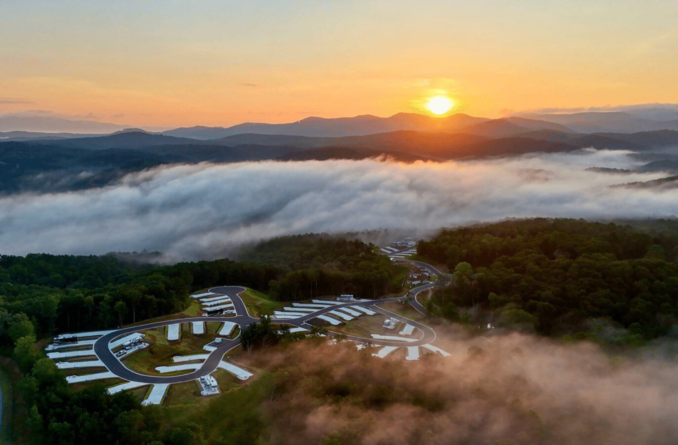 First resort photograph from Talking Rock Motorcoach RV Resort's homepage gallery