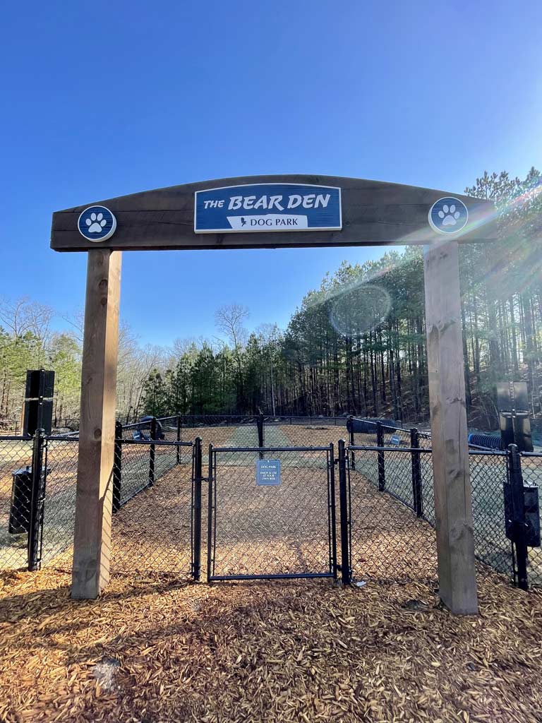 Bear Den Dog Park at Talona Ridge RV Resort