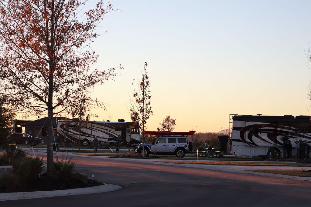 Motorhomes on Eagle Crest at Talona Ridge RV Resort