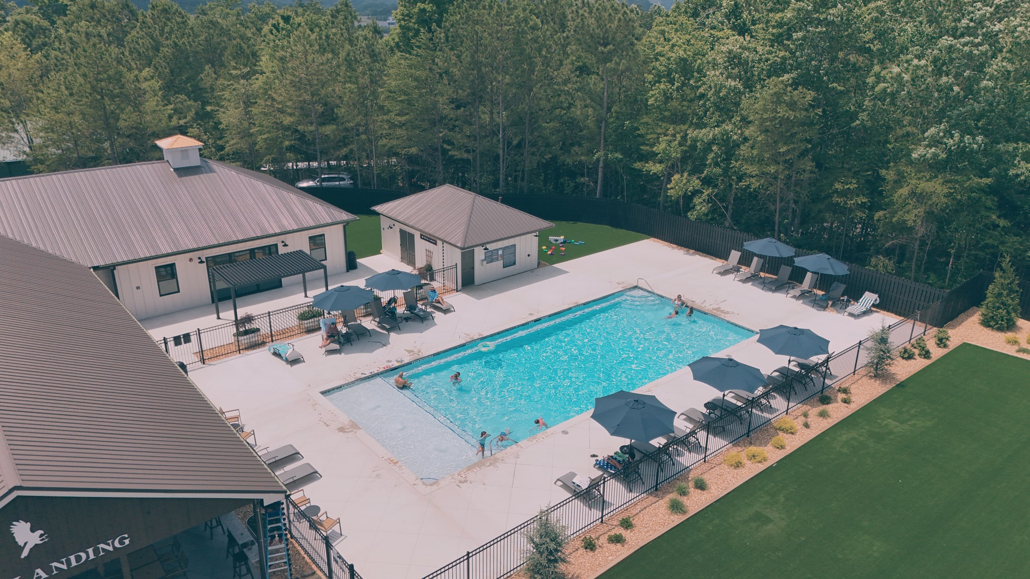 Owl Landing family pool at Talona Ridge RV Resort