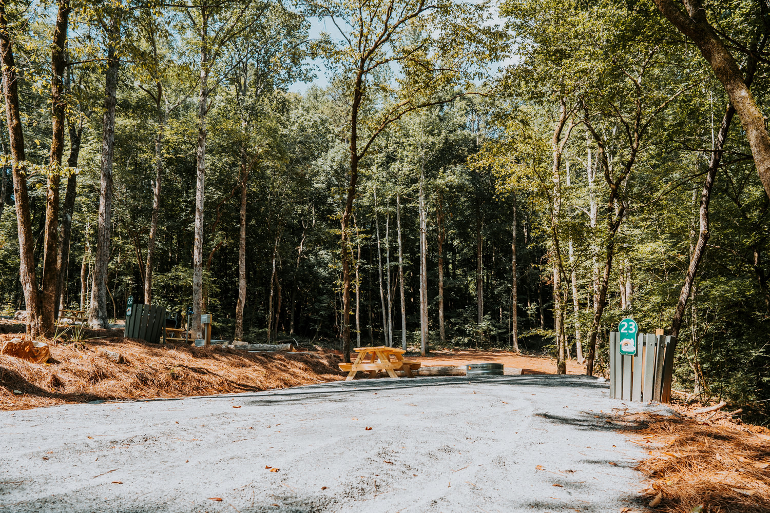 Creekside RV Site 23 at Ted & Tracy's RV Campground