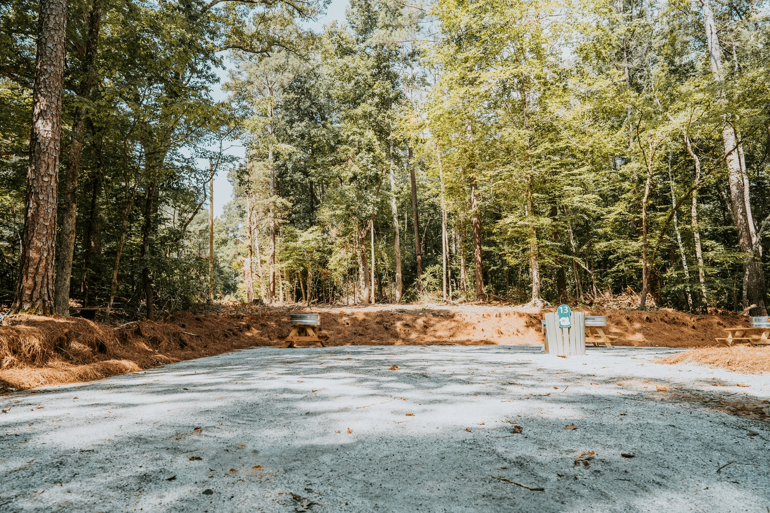 Campground setting at Ted & Tracy's RV Campground