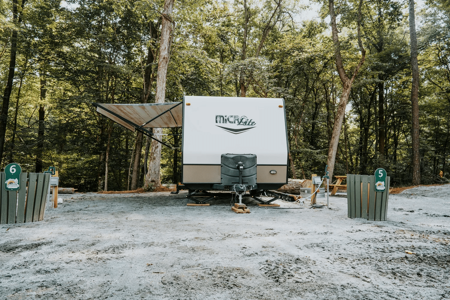 RV camping at Ted & Tracy's RV Campground