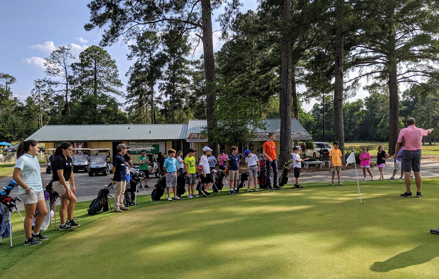 Junior golf activity at Green Acres Golf & Recreation Club in Dexter
