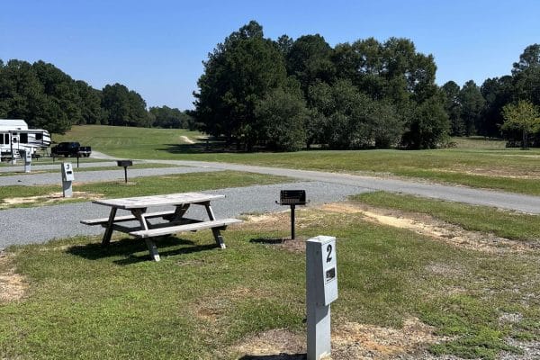 RV camping area featured in Wanee Lake Golf & RV Resort's official gallery