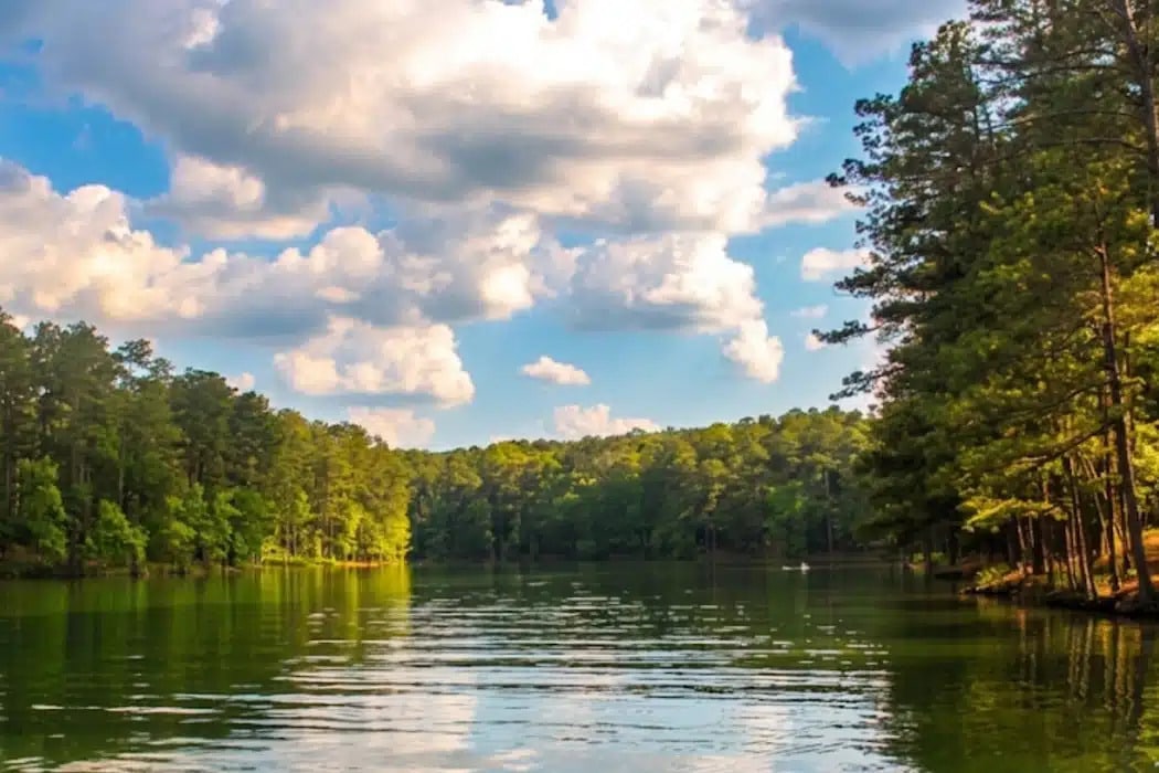 Red Top Mountain State Park near Cartersville, featured in the local area guide